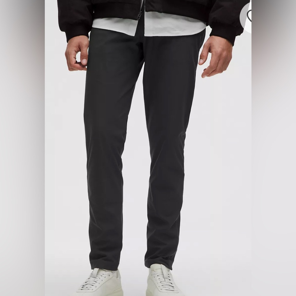 EUC! Men’s lululemon ABC Slim-Fit 5 Pocket Sz 31 Pant Warpstreme Obsidian